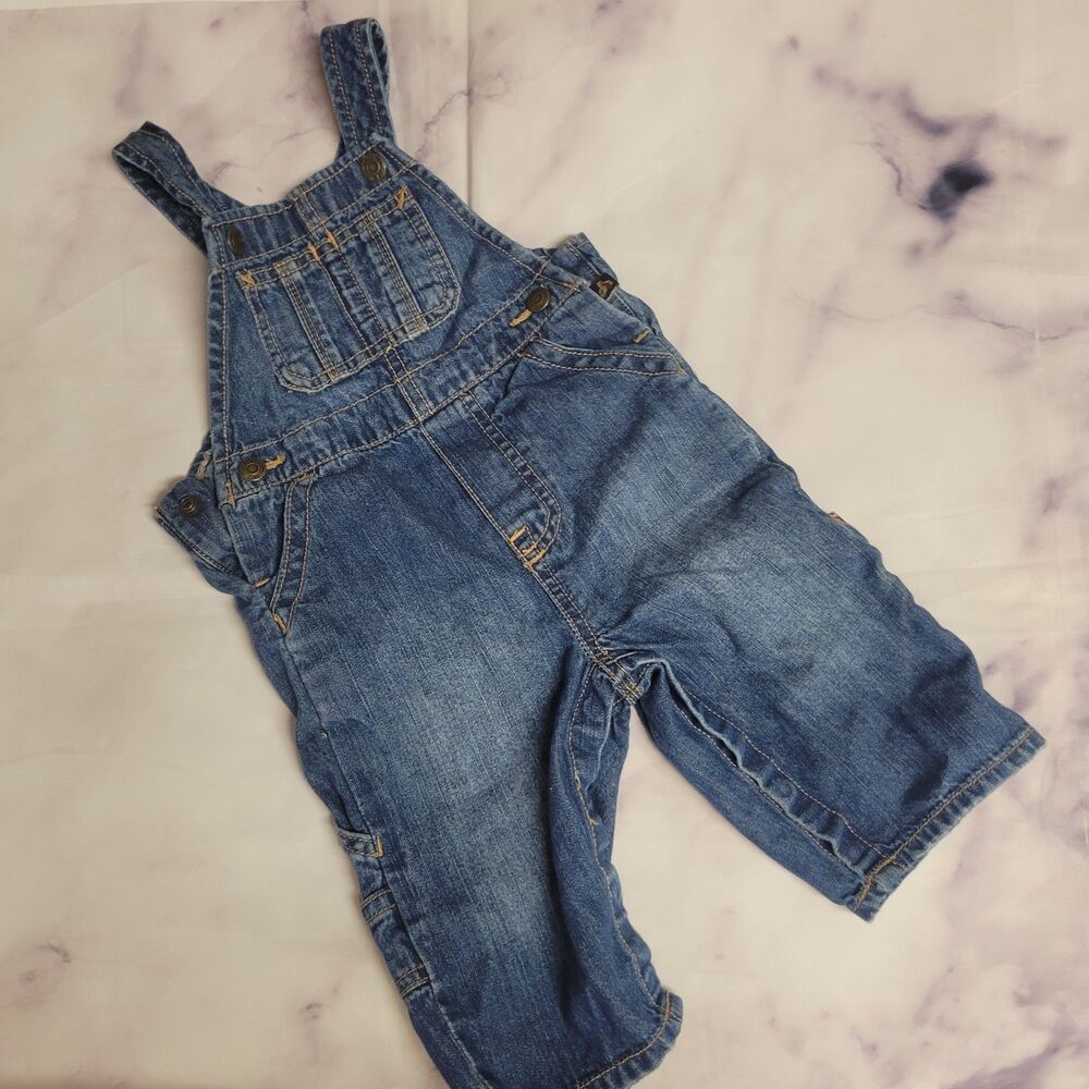 Gap Jeans Baby Denim Overalls 6-12M